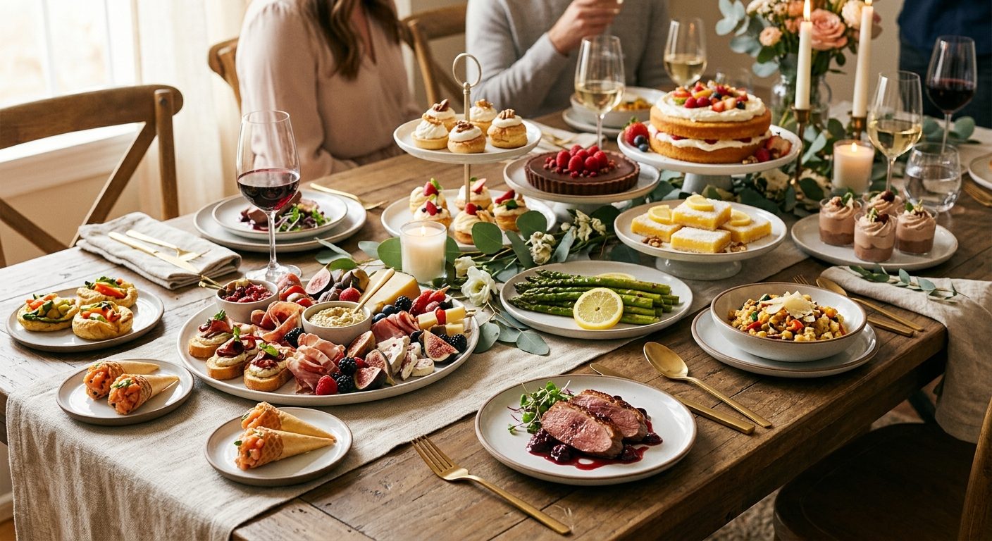 Menuplanlægning til festen – fra appetizers til dessert
